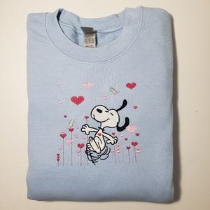 Snoopy Embroidery Sweatshirt